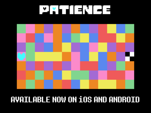 PATIENCE now available!